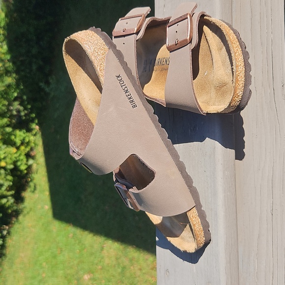 Birkenstock Arizona Sandals — Taupe / Stone — EU 41 - Picture 1 of 7